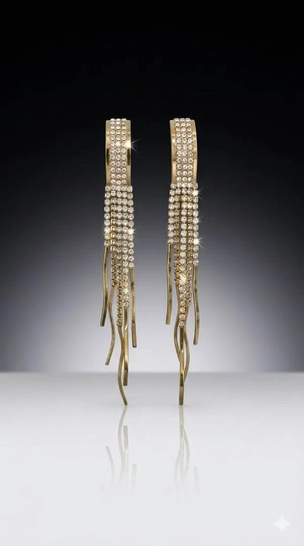 Gold_Metal_Crystal_Tassel_Drop_Earrings_For_Women