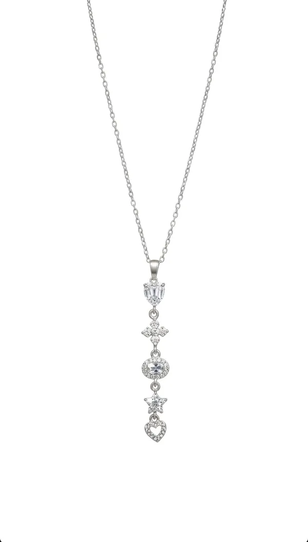 Silver_Metal_Heart_Star_Crystal_Charm_Pendant_Necklace_For_Women