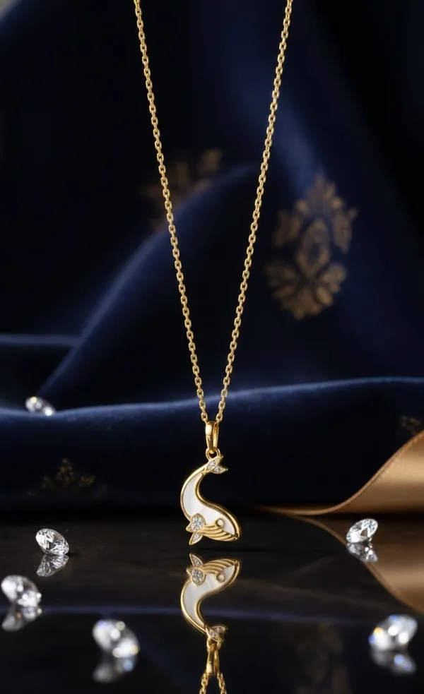 Gold_Metal_Swan_Crystal_Pendant_Necklace_For_Women__Pack_of_2