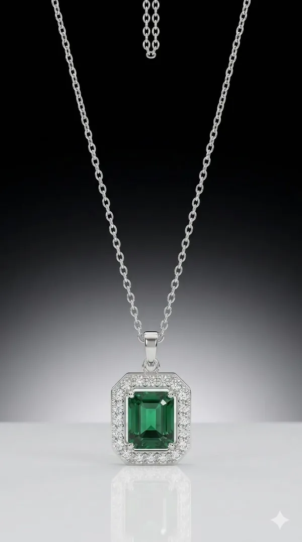 Green_Silver_Metal_Emerald_Crystal_Pendant_Necklace_For_Women__Pack_of_2