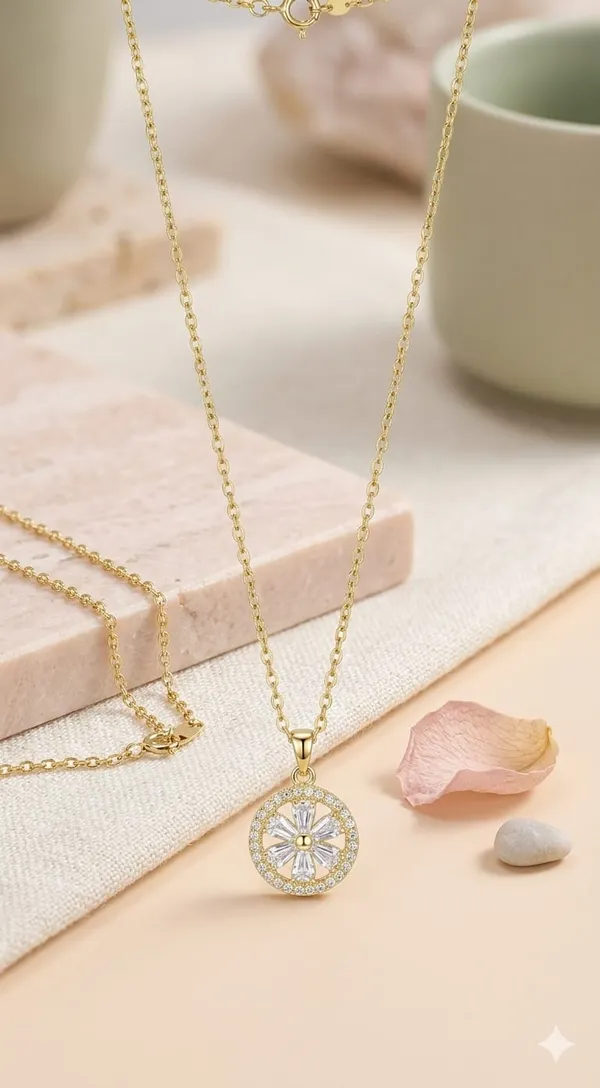 Gold_Metal_Round_Crystal_Pendant_Necklace_For_Women