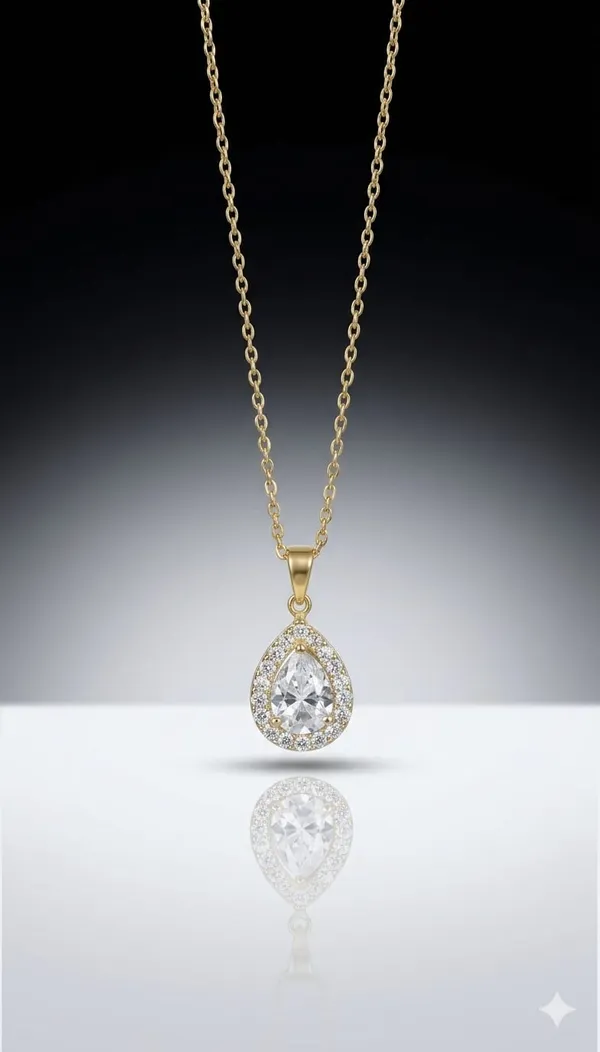 Gold_Metal_Teardrop_Crystal_Pendant_Necklace_For_Women