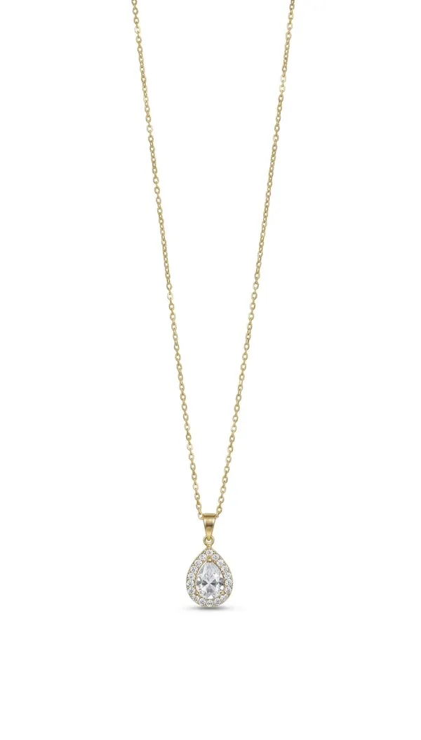 Gold_Metal_Teardrop_Crystal_Pendant_Necklace_For_Women