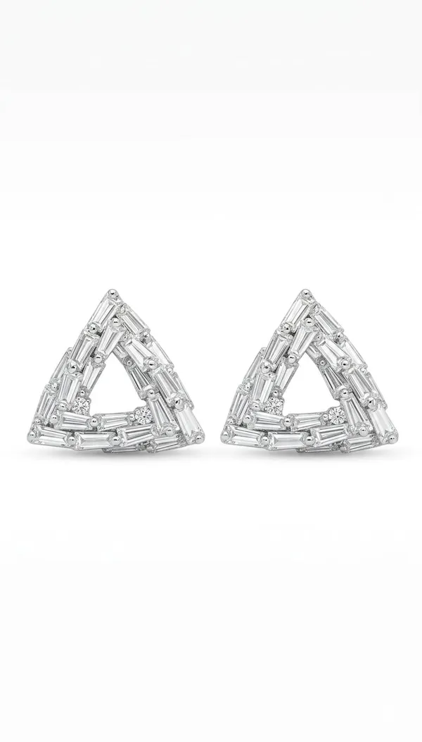 Silver_Metal_Crystal_Geometric_Triangle_Stud_Earrings_For_Women