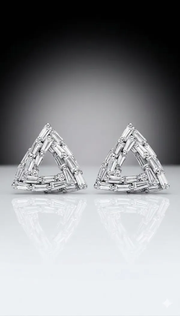 Silver_Metal_Crystal_Geometric_Triangle_Stud_Earrings_For_Women