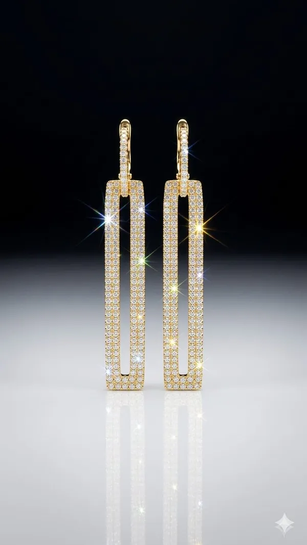 Gold_Metal_Crystal_Rectangle_Drop_Earrings_For_Women