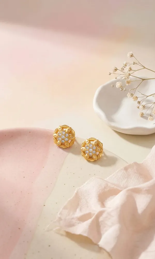 Gold_Metal_Floral_American_Diamond_Stud_Earrings_For_Women