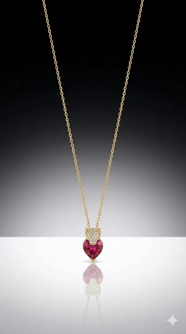 Gold_Red_Metal_Heart_Ruby_Crystal_Pendant_Necklace_For_Women