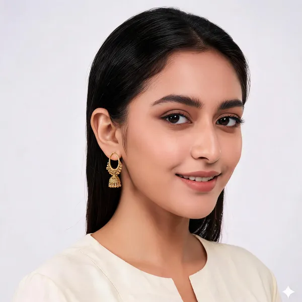 Gold_Metal_Traditional_Jhumka_Hoop_Earrings_For_Women