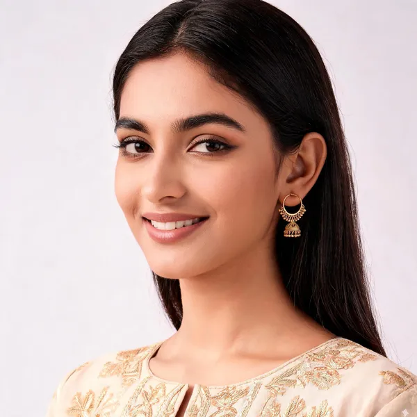 Gold_Metal_Traditional_Jhumka_Hoop_Earrings_For_Women