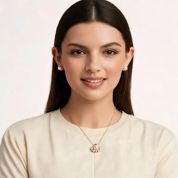 Gold_Metal_Pearl_Pendant_Necklace_With_Stud_Earrings_Set_For_Women__Pack_of_2