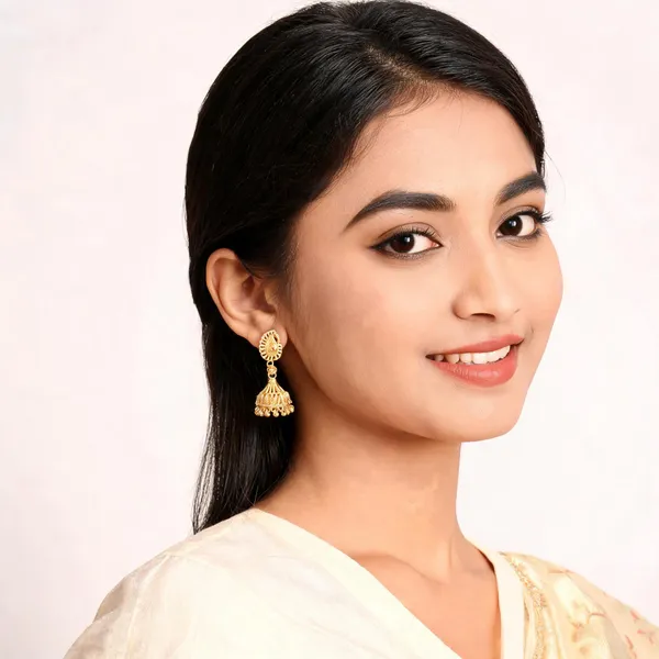 Gold_Metal_Peacock_Jhumka_Earrings_For_Women__Pack_of_2
