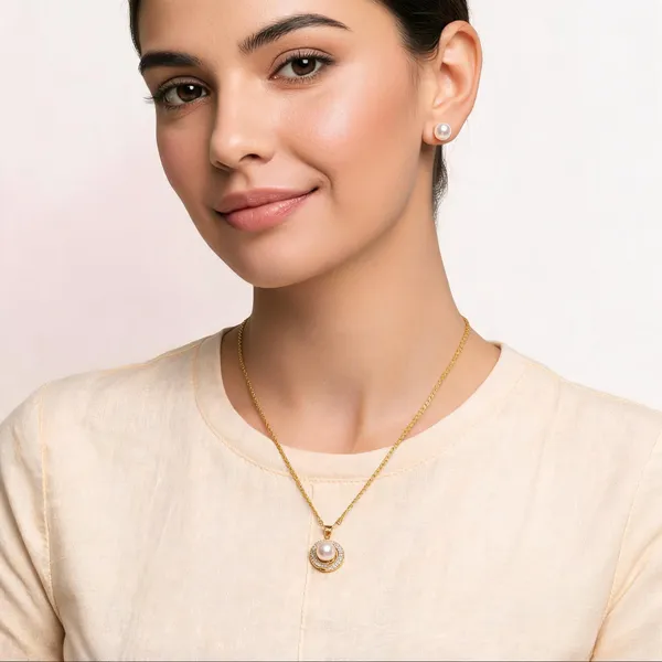 Gold_White_Metal_Pearl_Crystal_Pendant_Set_With_Studs_For_Women__Pack_of_2