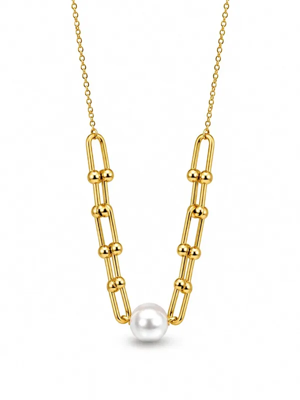 Gold-Tone_Pearl_Pendant_Necklace_for_Women