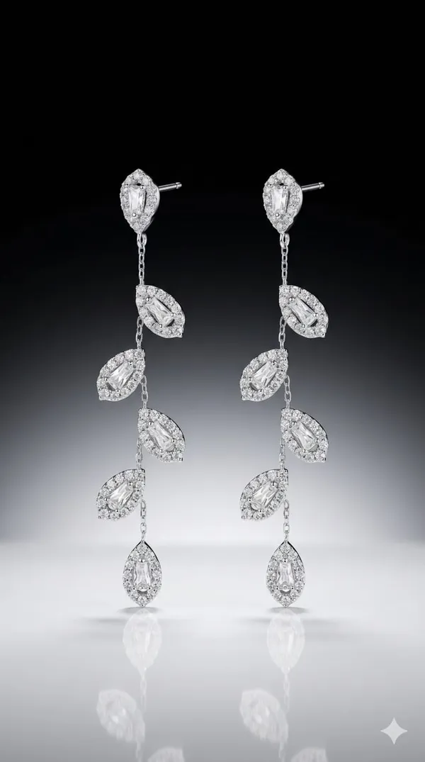 Silver_Metal_Crystal_Leaf_Drop_Earrings_For_Women