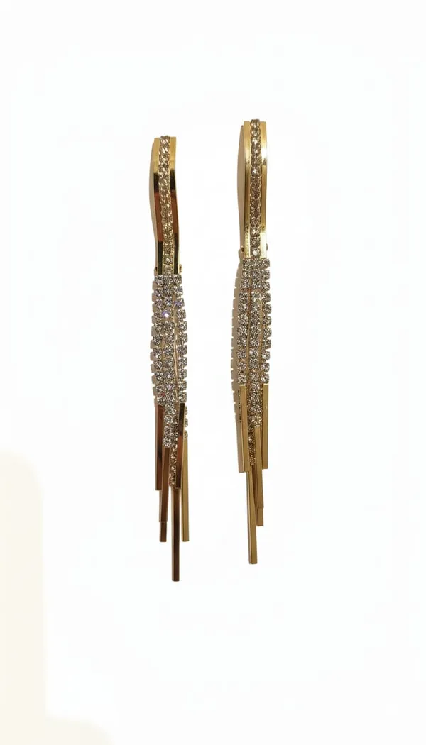 Gold_Metal_Crystal_Tassel_Drop_Earrings_For_Women