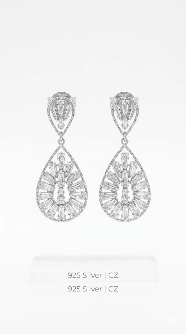 Silver_Metal_Crystal_Teardrop_Earrings_For_Women