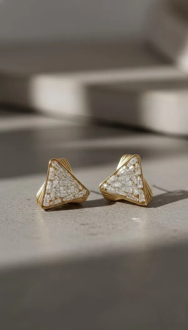 Gold_Metal_Geometric_Crystal_Triangle_Stud_Earrings_For_Women