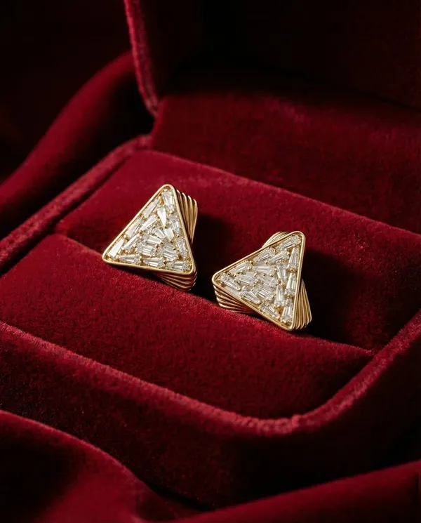 Gold_Metal_Geometric_Crystal_Triangle_Stud_Earrings_For_Women