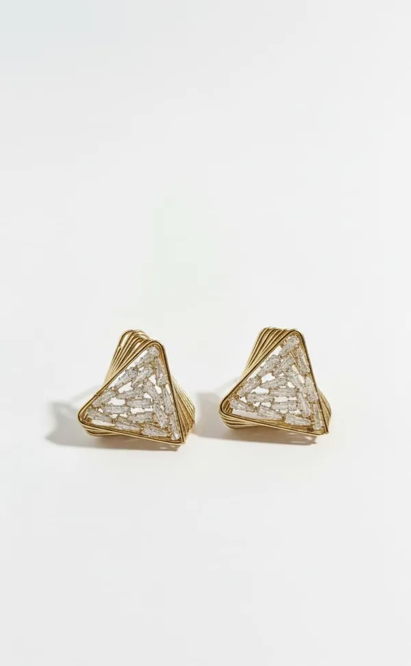 Gold_Metal_Geometric_Crystal_Triangle_Stud_Earrings_For_Women