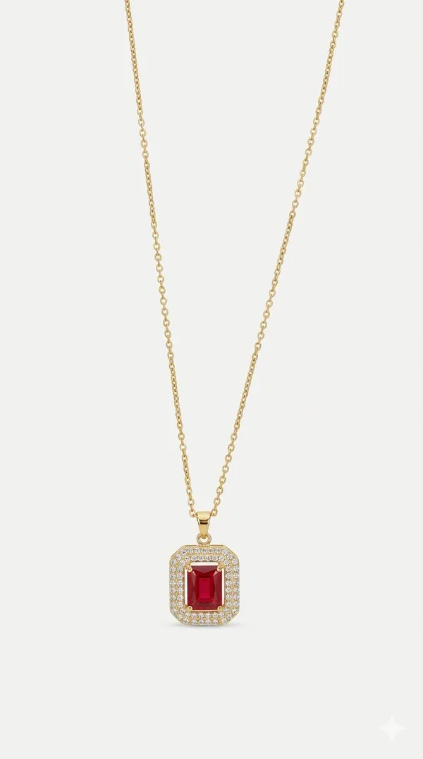 Red_Gold_Plated_Metal_Ruby_Crystal_Pendant_Necklace_For_Women__Pack_of_2