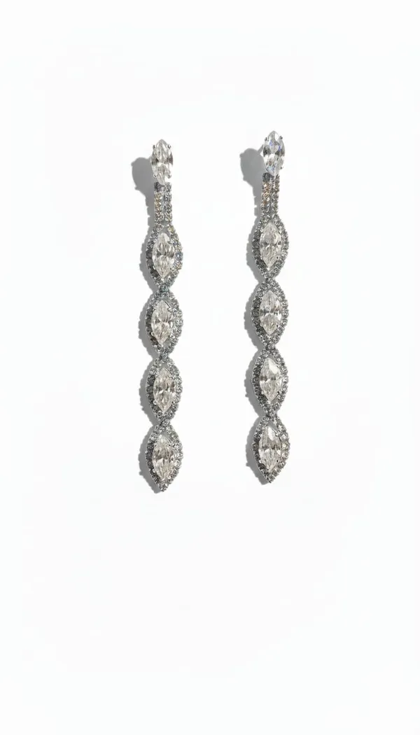 Silver_Metal_Marquise_Cubic_Zirconia_Drop_Earrings_For_Women