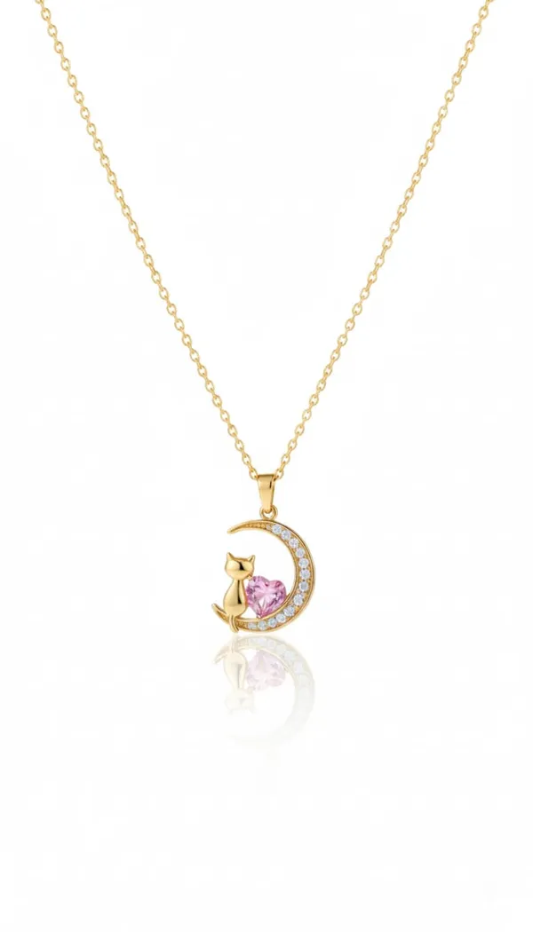 Gold_Metal_Moon_Pink_Heart_Crystal_Pendant_Necklace_For_Women__Pack_of_2