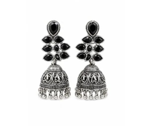 Silver_Oxidised_Jhumka_Earrings_for_Women