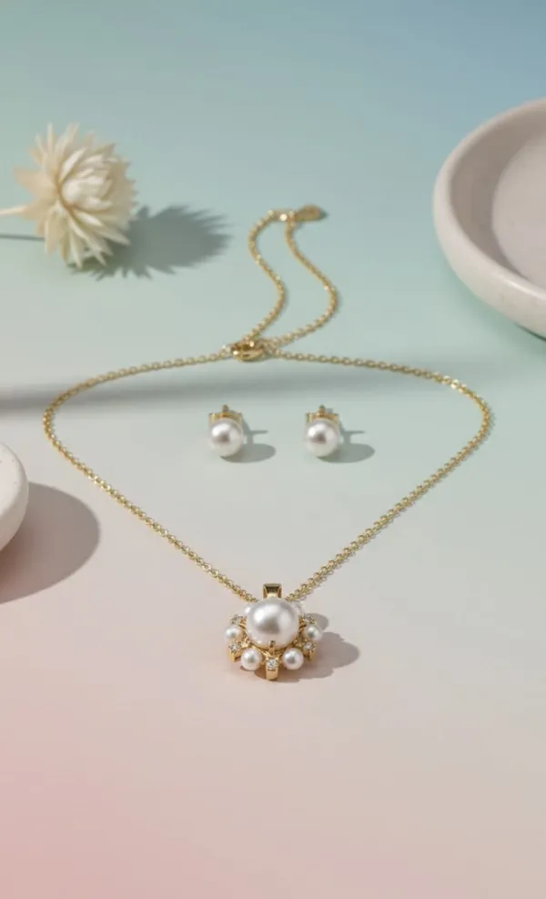 Gold_Metal_Pearl_Pendant_Necklace_With_Stud_Earrings_Set_For_Women__Pack_of_2