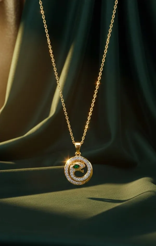 Gold_Metal_Arabic_Calligraphy_Crystal_Green_Stone_Pendant_Necklace_For_Women__Pack_of_2