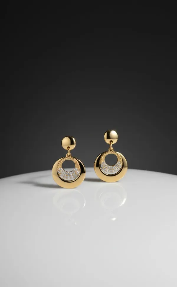 Gold_Metal_Crystal_Circle_Drop_Earrings_For_Women