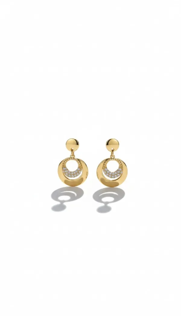 Gold_Metal_Crystal_Circle_Drop_Earrings_For_Women