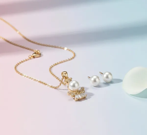 Gold_White_Metal_Pearl_Crystal_Pendant_Set_With_Studs_For_Women__Pack_of_2