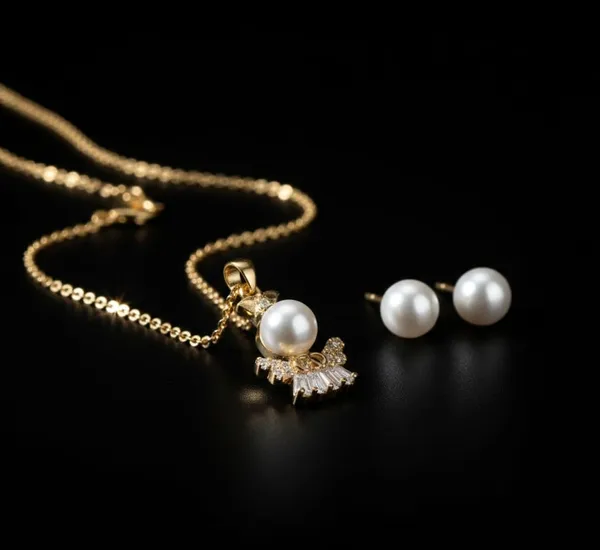 Gold_White_Metal_Pearl_Crystal_Pendant_Set_With_Studs_For_Women__Pack_of_2