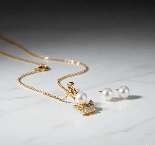 Gold_White_Metal_Pearl_Crystal_Pendant_Set_With_Studs_For_Women__Pack_of_2