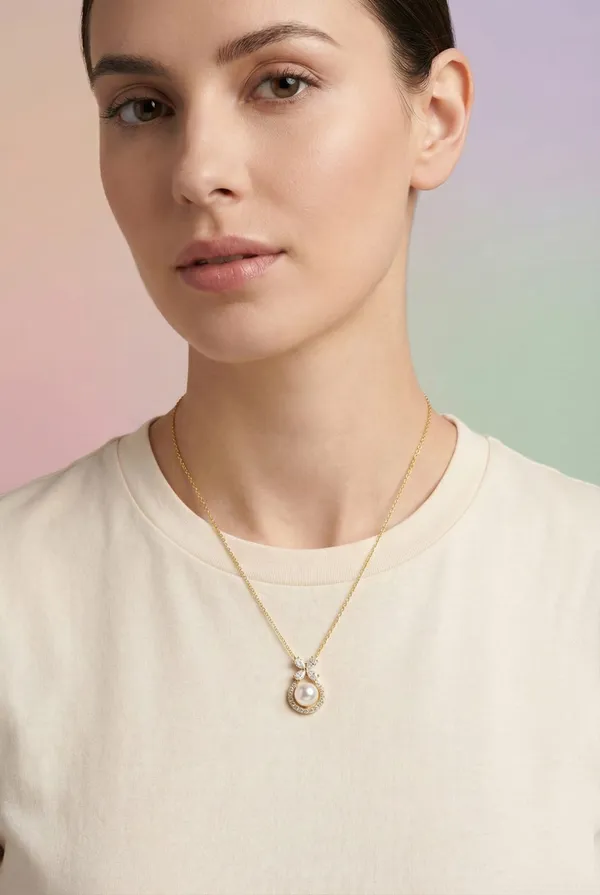 Gold_Metal_Pearl_Halo_Crystal_Pendant_Necklace_For_Women__Pack_of_2