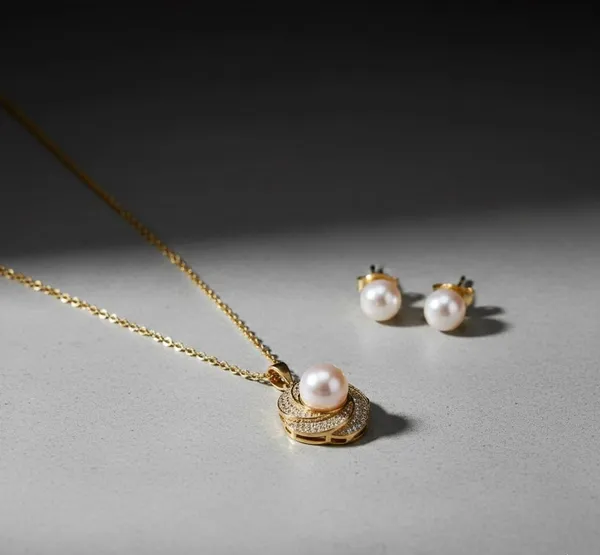 Gold_White_Metal_Pearl_Crystal_Pendant_Set_With_Studs_For_Women__Pack_of_2