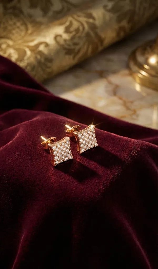Rose_Gold_Metal_Square_American_Diamond_Stud_Earrings_For_Women__Pack_of_2