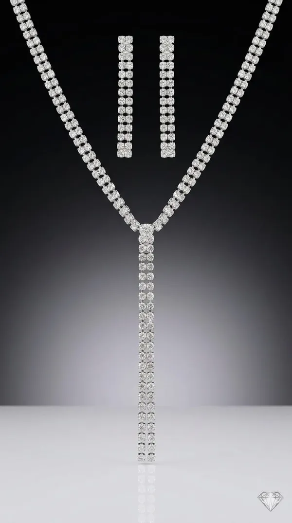 Silver_Metal_American_Diamond_Long_Tassel_Necklace_Set_For_Women