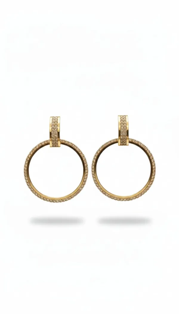 White_Golden_Metal_American_Diamond_Round_Hoop_Earrings_For_Women__Pack_of_2
