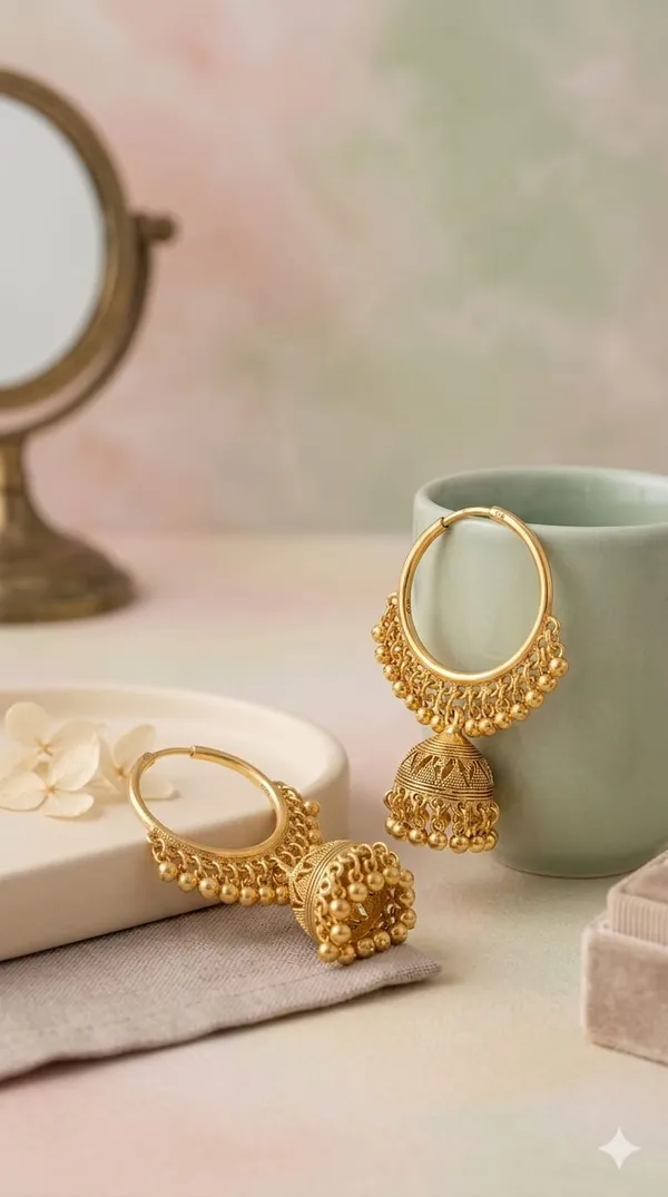 Gold_Metal_Traditional_Jhumka_Hoop_Earrings_For_Women