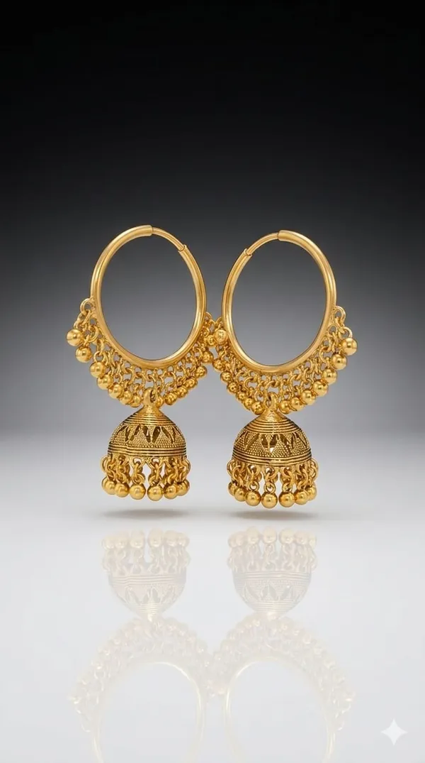 Gold_Metal_Traditional_Jhumka_Hoop_Earrings_For_Women