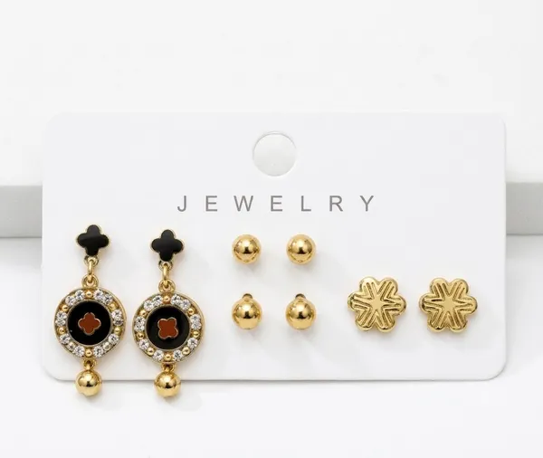 Gold_Tone_Multi_Design_Earring_Set_for_Women