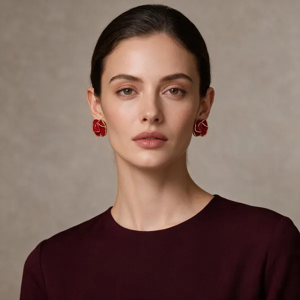 Red_Gold_Tone_Floral_Stud_Earrings_for_Women_Pack_Of_2
