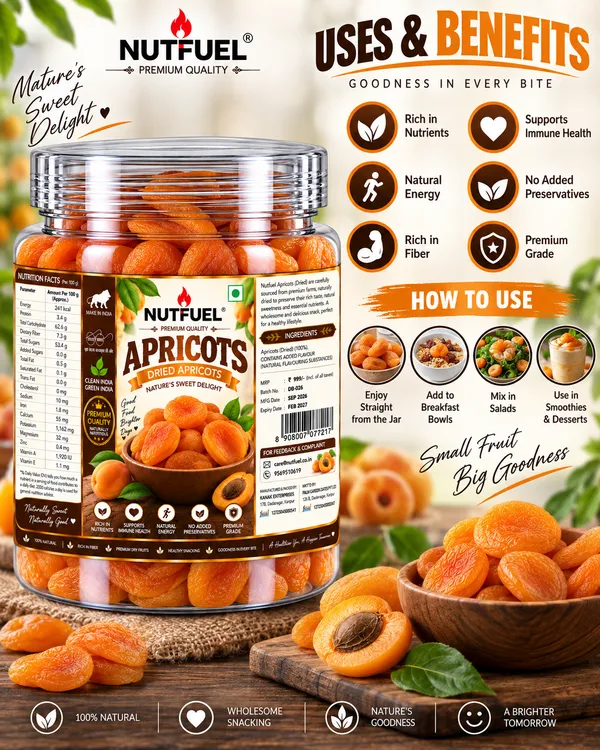 NUTFUEL_Dried_Apricots_200g_|_Premium_Dried_Apricots_|_Naturally_Sweet_&_Delicious_|_Rich_&_Nutritious_Dry_Fruit_Snack_|_Healthy_Everyday_Snacking