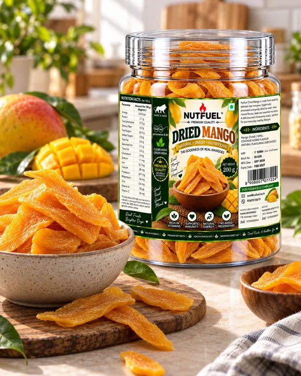 NUTFUEL_Dried_Mango_200g_|_Premium_Dried_Mango_|_Naturally_Sweet_&_Delicious_|_Rich_&_Nutritious_Dry_Fruit_Snack_|_Healthy_Everyday_Snacking