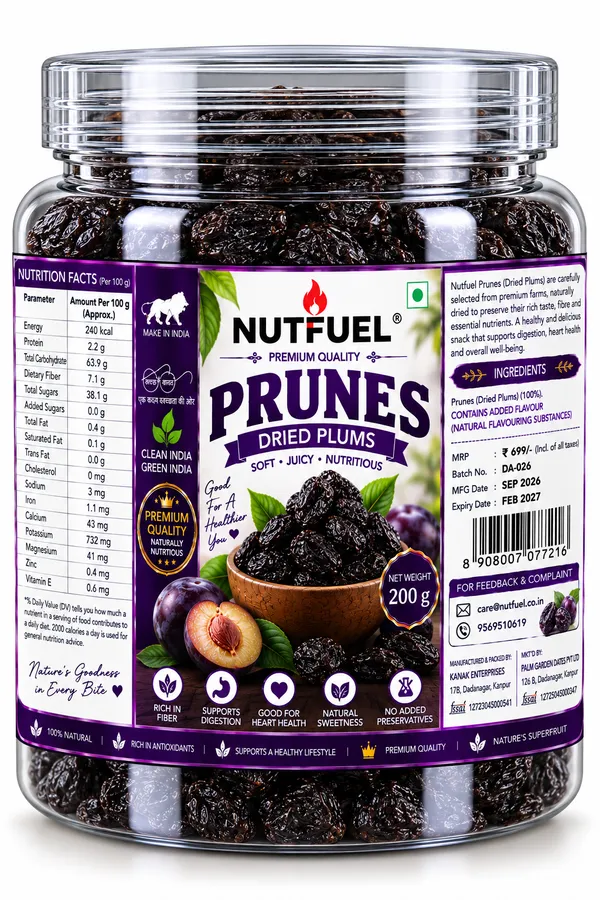 NUTFUEL_Dried_Prunes_200g_|_Premium_Dried_Prunes_|_Naturally_Sweet_&_Delicious_|_Rich_&_Nutritious_Dry_Fruit_Snack_|_Healthy_Everyday_Snacking