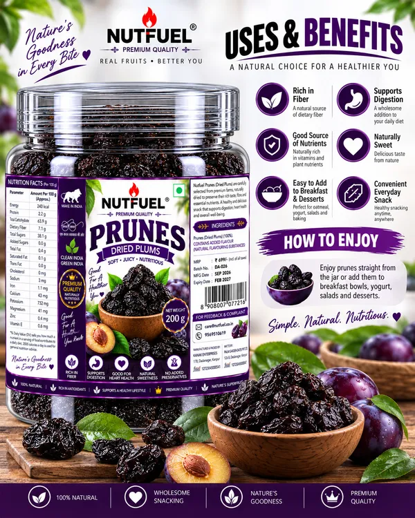 NUTFUEL_Dried_Prunes_200g_|_Premium_Dried_Prunes_|_Naturally_Sweet_&_Delicious_|_Rich_&_Nutritious_Dry_Fruit_Snack_|_Healthy_Everyday_Snacking