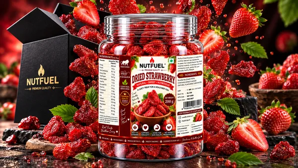 NUTFUEL_Dried_Strawberry_200g_|_Premium_Dried_Strawberry|_Naturally_Sweet_&_Delicious_|_Rich_&_Nutritious_Dry_Fruit_Snack_|_Healthy_Everyday_Snacking