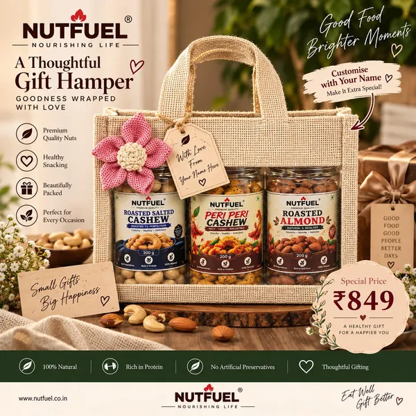 NUTFUEL_Premium_Dry_Fruit_Gift_Hamper_|_3_Jar_Combo_–_Roasted_Salted_Cashew,_Peri_Peri_Cashew_&_Roasted_Almond_|_600g_Dry_Fruit_Gift_Set_|_Beautifully_Packed_Gift_Hamper_for_Diwali,_Birthday_&_Festive_Gifting